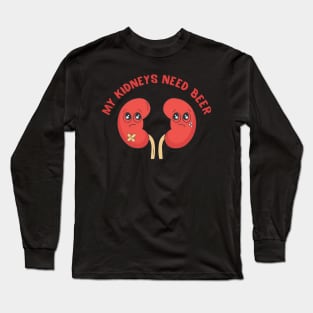 Sad Kidneys Long Sleeve T-Shirt